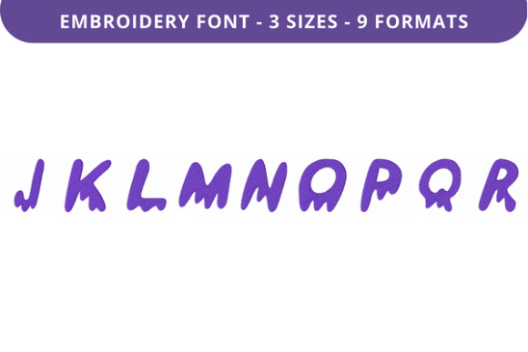 A Designer's Review of the Drippy Ghost Font for Embroidery