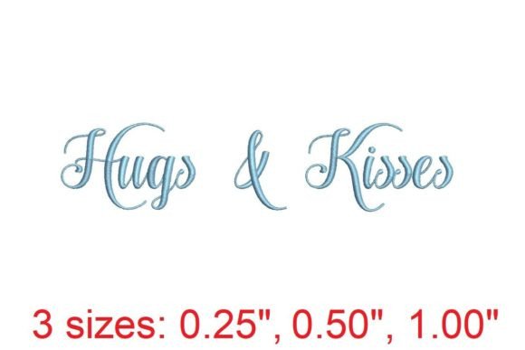 A Professional Review of the Hugs and Kisses Embroidery Font