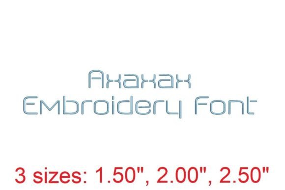 Axaxax Embroidery Font: A Designer's Review for Personalized Gifts