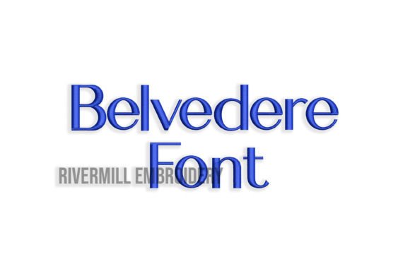 Belvedere Font: A Cool Choice for Personalized Gifts