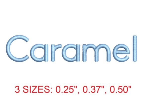 Discover the Elegance of Caramel Embroidery Font