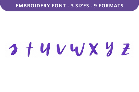 Emma Jean Font: A Classic Embroidery Asset for Personalized Goods