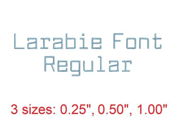 Larabie Font LT: A Versatile Embroidery Choice