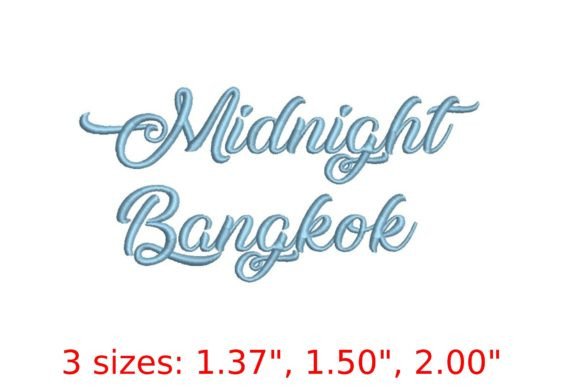 Midnight Bangkok Embroidery Font: A Designer’s Honest Review