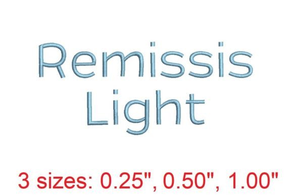 Remissis Embroidery Font: A Designer's First Impression