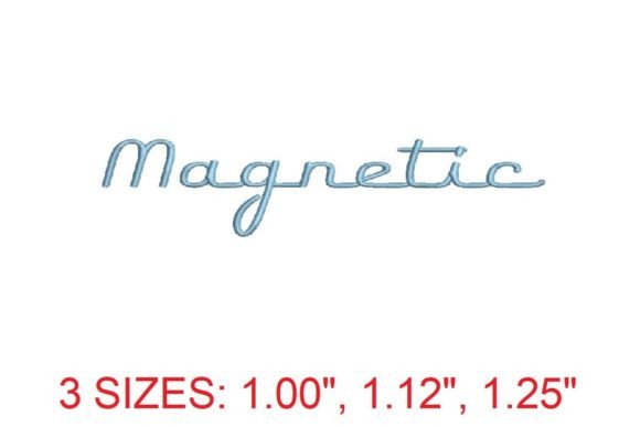 Review: Magnetic Embroidery Font for Personalized Gifts