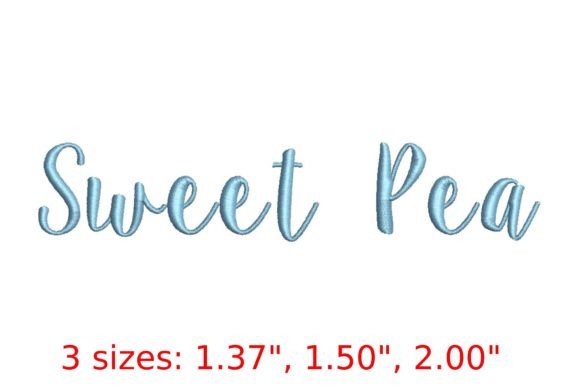 Review: Sweet Pea Embroidery Font for Holiday Projects