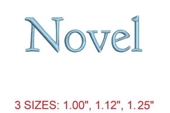 Stunning Novel Embroidery Font for Apparel